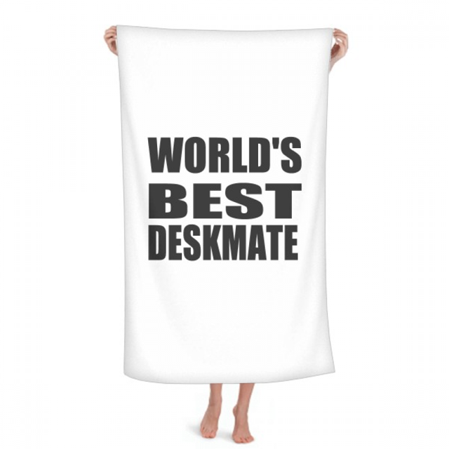 Meilleur Compagnon de Bureau Saison Graduation Serviette de Bain Gant de Toilette en Coton Doux