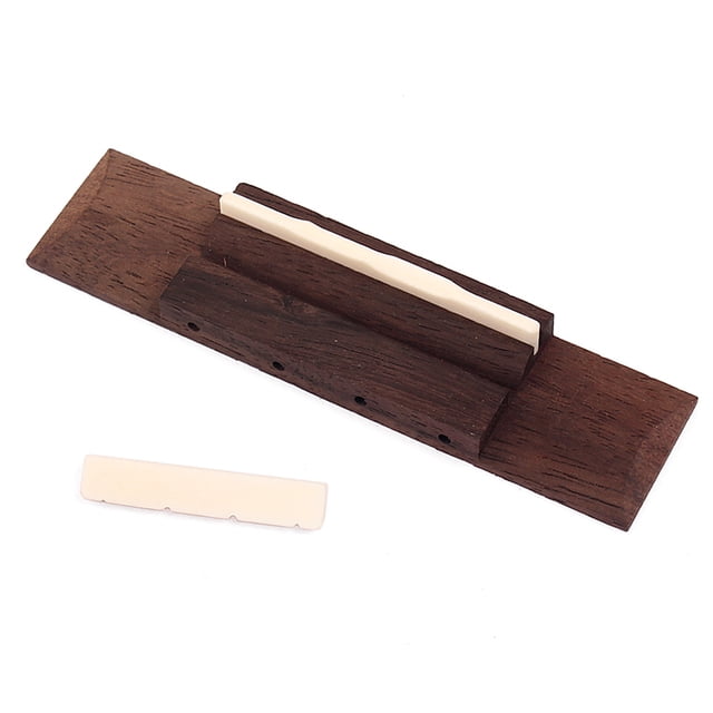 Puente de Tuerca de Conjunto Ranurado Para Ukulele Guitarra Herramientas Sunnimix Puente de Guitarra