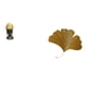thumbnail image 1 of Estatua de mujer africana, escultura de resina de hierro forjado, arte de pared, decoración de hojas de ginkgo, adorno único, adecuado para regalar, e, 1 of 8