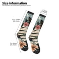 thumbnail image 2 of Cauagu Vintage Art Butterfly Flower Print Women's Men's Ankle Socks 1-pack Casual Athletic Socks for Unisex Adult Moisture-Wicking Socks for Daily Wear/Running/Sport, 2 of 8