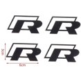 thumbnail image 5 of 4 Pcs pour Golf R Qualité Étrier de Frein Autocollants Graphiques Autocollants Accessoires de Stylisation de Siège de Course, 5 of 5