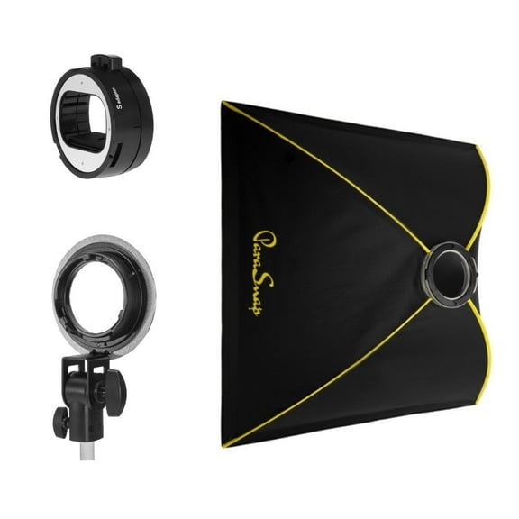 Glow ParaSnap 40x40" Square New Generation SterlingFibre Softbox with OTA-S Speedlight Mount Adapter