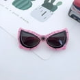 thumbnail image 3 of Kids Spider Sunglasses Boy Girl Cat Eye Polarized Flexible Sun Glasses UV400 Anti UVA UVB Sunshades Outdoor Goggles Yellow, 3 of 4