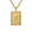 Gold Queen with Chain, variant on PAMTIER King Queen Playing Card Pendant Necklace for Men Women Stainless Steel Gold Vintage CZ Heart Jewelry K with Chain