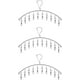thumbnail image 1 of Paquete de 3 secadoras de ropa de acero inoxidable con 10 clips para calcetines, ropa interior y artículos pequeños oso de fresa Electrónica, 1 of 5