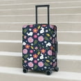 thumbnail image 2 of Lsque Floral Rabbit Printed Luggage Cover, Travel Luggage Protector,Scratch and Dirt Resistant, Fits 18-32 Inch Luggage - Large, 2 of 9