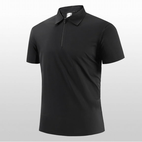 TMOYZQ Mens Golf Shirt Short Sleeve Sports Tactical T-Shirt Quick Dry Athletic Golf Daily Casual Business Stylish Collared Shirts for Men