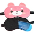 thumbnail image 1 of Bangcool Sleeping Mask Breathable Plush Cartoon Night Blindfold Eye Shade with Ice Pack, 1 of 10