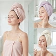 thumbnail image 2 of Yihuala Gentle Microfiber Hair Dryer Towel For Sensitive Scalp And Damaged Hair, 2 of 20