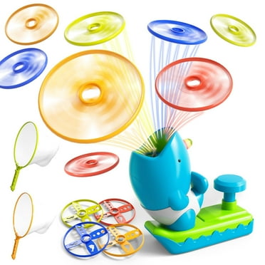 LUXERAD Flying Disc Launcher Outdoor Toys