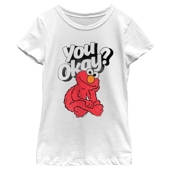 Girl's Sesame Street You Okay?  Graphic T-Shirt