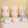 thumbnail image 2 of Rabbit Plush 15.75 inch Bunny Stuffed Animal Easter Soft Toys for Girls Boys Birthday Christmas Gifts - Green, 2 of 8