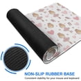 thumbnail image 6 of Long Mouse Pads for Desk,Ballet Princess Heart Pattern Desk Mats on Top Of Desks, Desk Mouse Pad Extra Large with 3mm Non-Slip Base and Stitched Edge for Gaming,Office,Work,Home 47.3"x23.6", 6 of 6