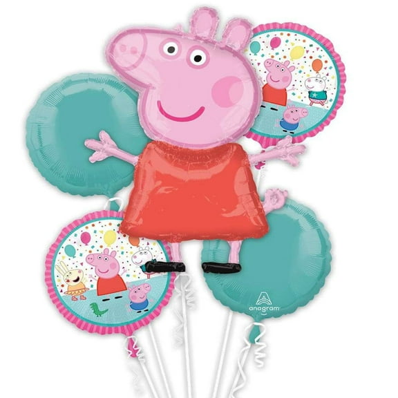 Peppa Pig Balloon Bouquet
