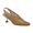 Brown, variant on Women Fashion Cage Toe Slip On Slingback Pumps Low Metal Heels Woven Strap Sandals Evening Party Shoes Size 4 Black