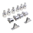 thumbnail image 2 of Stainless Steel Set of 12 3-Bow 7/8" Bimini Fitting Marine Hardware, 2 of 8
