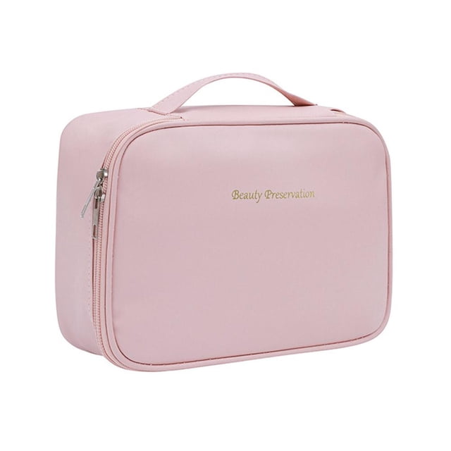 Premium Travel Makeup Cosmetics Bag, Large Professional Organizer With Customizable