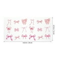 thumbnail image 6 of OULII  Bow Theme Glass Cup Decals, Assorted Colors, High Transparency, Strong Adhesion, 4Pcs, 6 of 7