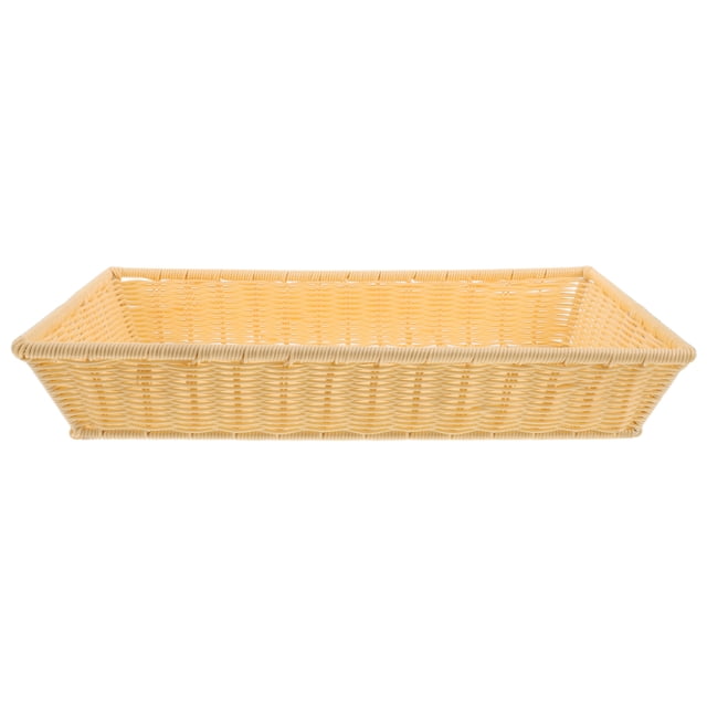 CTIRCHIU Plateau de Service de Buffet en Plastique Beige Compatible avec Équipement de Réchauffement des Aliments