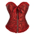 thumbnail image 1 of Zjloe7sa Shapers Robe Femme Gilet à Fermeture Éclair Vêtements de Modelage du Ventre Vin, 1 of 2