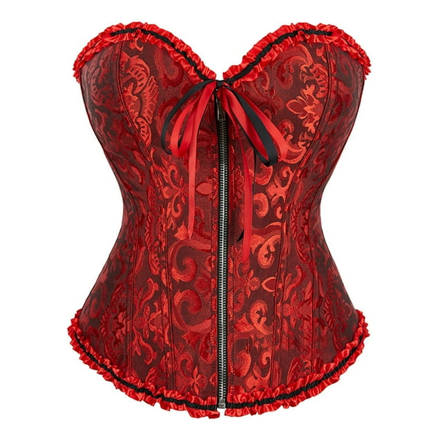 Zjloe7sa Shapers Robe Femme Gilet à Fermeture Éclair Vêtements de Modelage du Ventre Vin