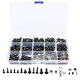 thumbnail image 1 of 500pcs Rc Car Screws Kit M3 M4 Hex Screws Nut Shell Buckle Rc Repair Tool Kit For Traxxas Arrma 1/8, 1 of 4