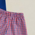 thumbnail image 4 of Xudanell 4th of July Baby Boy Outfits Usa Flag Graphic Shirt Plaid Shorts 2 Piece Toddler Fourth of July Set Blue 2-3 Years, 4 of 6