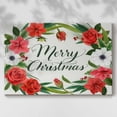thumbnail image 2 of Christmas Flora Wreath Collection A- Gallery Wrapped Canvas, 2 of 9