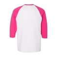 thumbnail image 2 of Gildan Heavy Cotton Three-Quarter Raglan Sleeve Baseball T-Shirt, 2 of 7