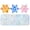 Clear, variant on Unique Christmas Resin Molds Round Snowflake Christmas Decorations for Keychain Pendant Jewelry Making Tool