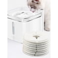 thumbnail image 4 of Drinking Water Dispenser For Cat Dog Replacement Filter Fit Sponge Sheet Replaced Filters Clean 8Pcs, 4 of 7