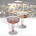 thumbnail image 2 of Clear Plastic Champagne Flutes - 20 Pack for Celebrations, Weddings & Festive Gatherings, 2 of 4