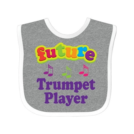 

Inktastic Future Trumpet Player Music Gift Baby Boy or Baby Girl Bib