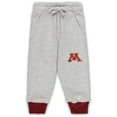 thumbnail image 3 of Infant Wes & Willy Heather Gray Minnesota Golden Gophers Jie Jie Long Sleeve Bodysuit & Pants Set, 3 of 3