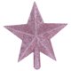 thumbnail image 1 of Estrella brillante de 15 cm para la punta del árbol de Navidad, adorno colgante con purpurina para la decoración del hogar (rosa), 1 of 7