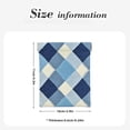 thumbnail image 3 of Leather Change Purse 4.3×3.9in Small Storage Bag Automatic Closure Anti-Stain Easy To Clean, Small And Convenient Argyle Plaid Lightskyblue_49288_3, 3 of 8