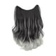 thumbnail image 1 of Pieza de cabello para mujer Yuyangstore postizo de 20 pulgadas fácil de usar cabello con clip Gris, 1 of 8