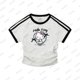 thumbnail image 1 of MINISO Sanrio-camisetas de manga corta Kawaii para niños y adultos, Camiseta de algodón con estampado de dibujos animados de Anime, cuello redondo informal, 1 of 4