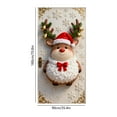 thumbnail image 3 of Hometravel Christmas Door Cover Decoration, Holiday Party Ambiance Background Cloth, Seasonal Door Decor for Home Entryway, 3 of 6