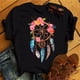 thumbnail image 2 of Camiseta De Moda Para Mujer Estampada Dreamcatcher Verano Manga Corta tops Dama Niñas Nuevas Camisetas Gráficaspangjing, 2 of 3