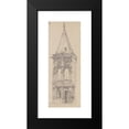 thumbnail image 2 of Richard Parkes Bonington 9x18 Black Modern Framed Museum Art Print Titled - Courthouse, Rouen, 2 of 5