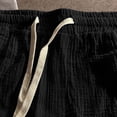thumbnail image 7 of 9" Mens Swim Trunks Hawaiian Drawstring Elastic Waist Summer Beach Short Pants with Pockets Fathers Gift, 7 of 7