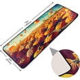 thumbnail image 2 of SKYSONIC 2X6 Feet 3D Magical Pumpkins Runner Rug with Rubber Backing, Autumn Halloween Non Slip Entryway Rug Runner Washable Soft Area Rug Carpet for Hallway Bedroom Kitchen Decor, 2 of 6