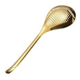 thumbnail image 4 of EeaseCA Household Stainless Steel Spoon Kitchen Colander Frying Strainer Dumplings Colander, 4 of 7
