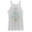 White Heather, variant on Women's Aladdin Dream Woman  Racerback Tank Top Black Heather Small