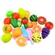 thumbnail image 5 of Juego de cocina de simulación, juego de corte de frutas y verduras, juguetes educativos para niños 15 Piezas, 5 of 9