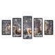 thumbnail image 2 of Cuadros Decorativos 11CT punto de cruz completo Navidad estampado DIY 5 paneles bordado Kits Decoración Sywqhk Nuevos Originales, 2 of 9
