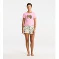 thumbnail image 4 of Little Blue House Women's Short Sleeve Pajama Tee, Bearly Sleeping, 4 of 4