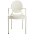 thumbnail image 2 of Hawthorne Collection Dining Arm Chair in White, 2 of 4