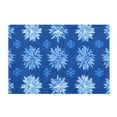 thumbnail image 2 of Ryvnso Blue Snowflakes Bathroom Shaggy Rugs Toilet Mat Soft Contour Rug, 2 of 9
